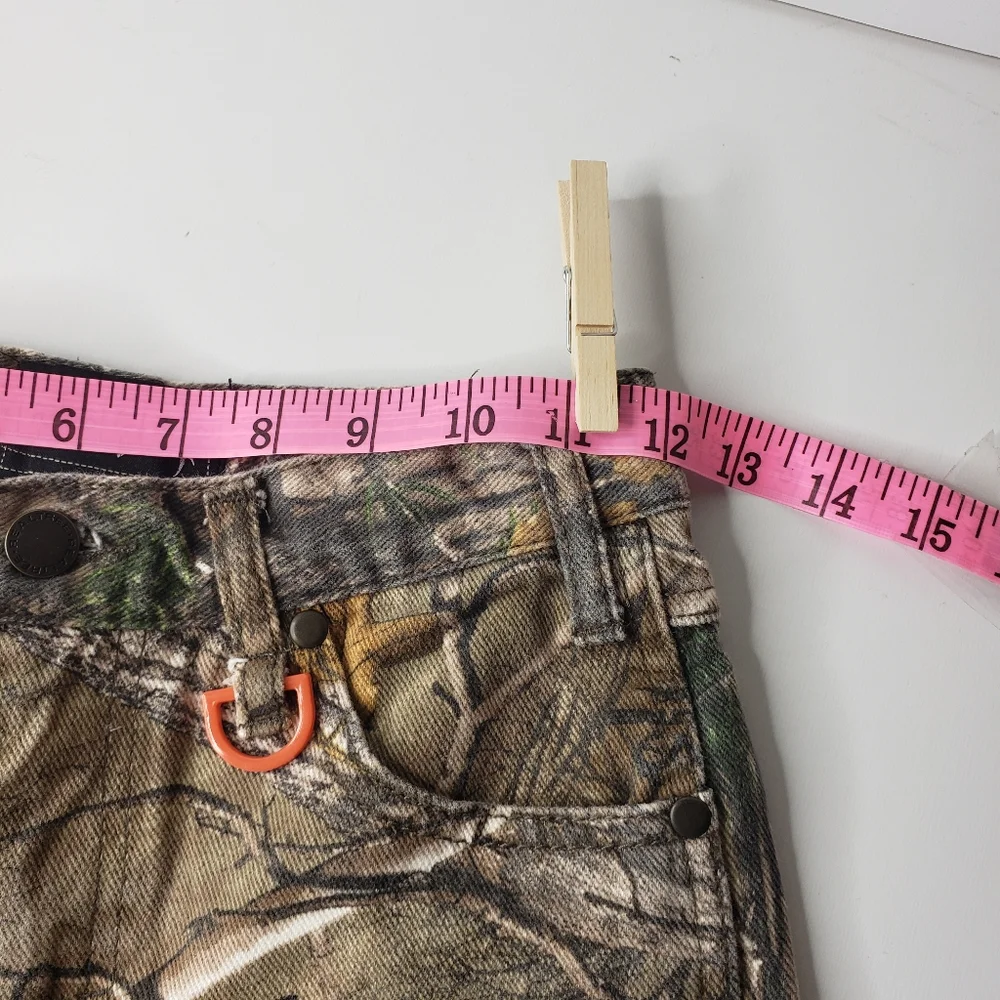 Realtree Youth Forest Camo Cotton Camping Outdoor Unisex Jean Pants XTRA Wash 8